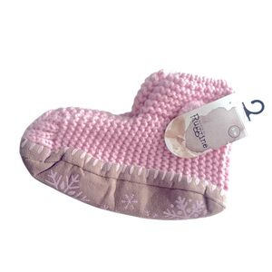 Ruggine Non Slip Knit Pom Pom Slippers